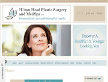 Tablet Screenshot of hiltonheadislandplasticsurgery.com